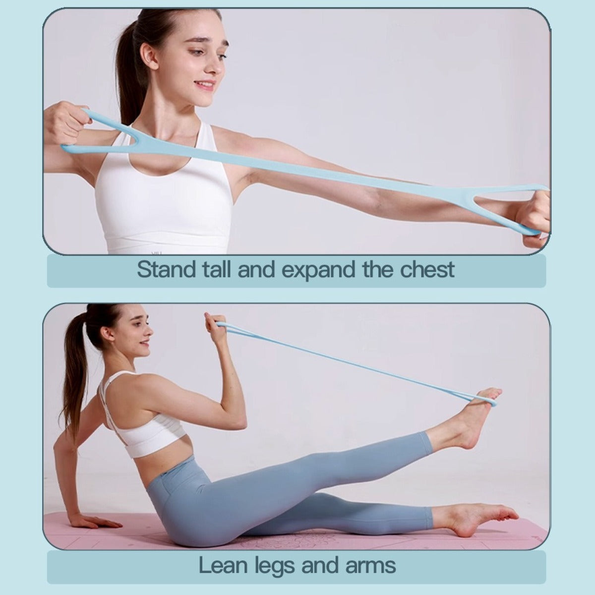 3-Pack Resistance Bands for Legs & Glutes